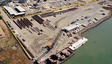 Marie Island Straight, Marine Yard Development
